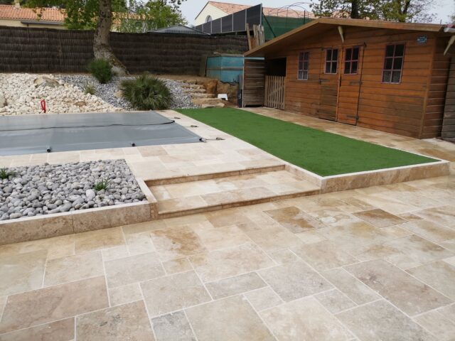 Terrasse et aménagement végétal